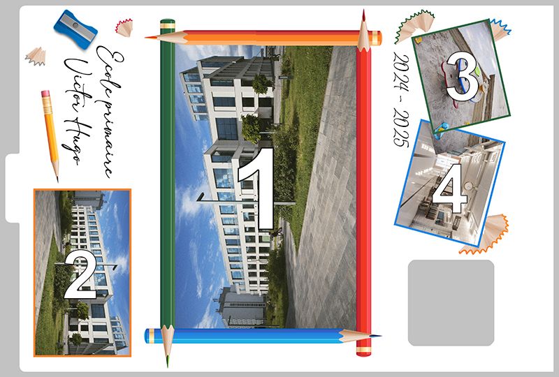 Modèle Enveloppe 1 Crayons